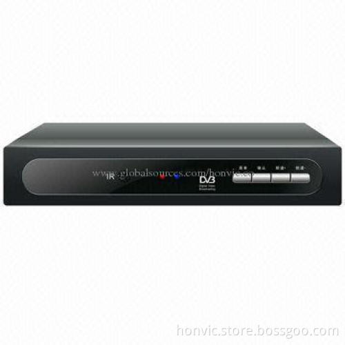 HD DVB-T2 Receiver with One USB2.0 and HDMI, MPEG-4/H.264 DVB-T2, 75 Ohms Input Impedance